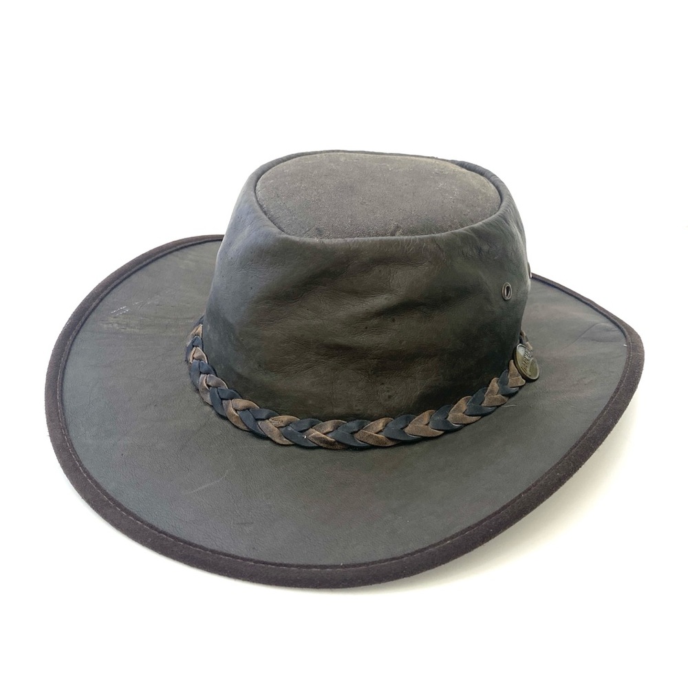 Barmah Australia Men's Squashy Kangaroo Australian Leather Hat